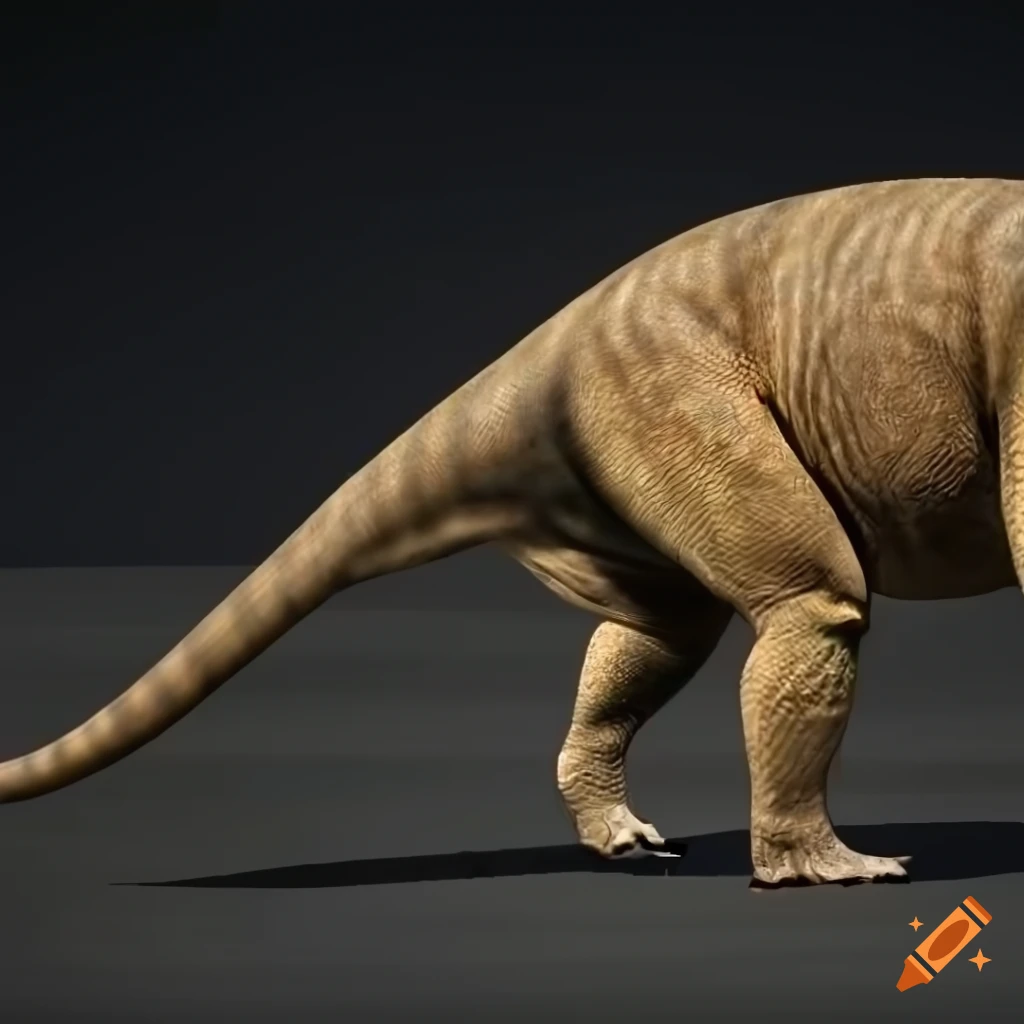 scientific illustration of Iguanodon bernissartensis dinosaur