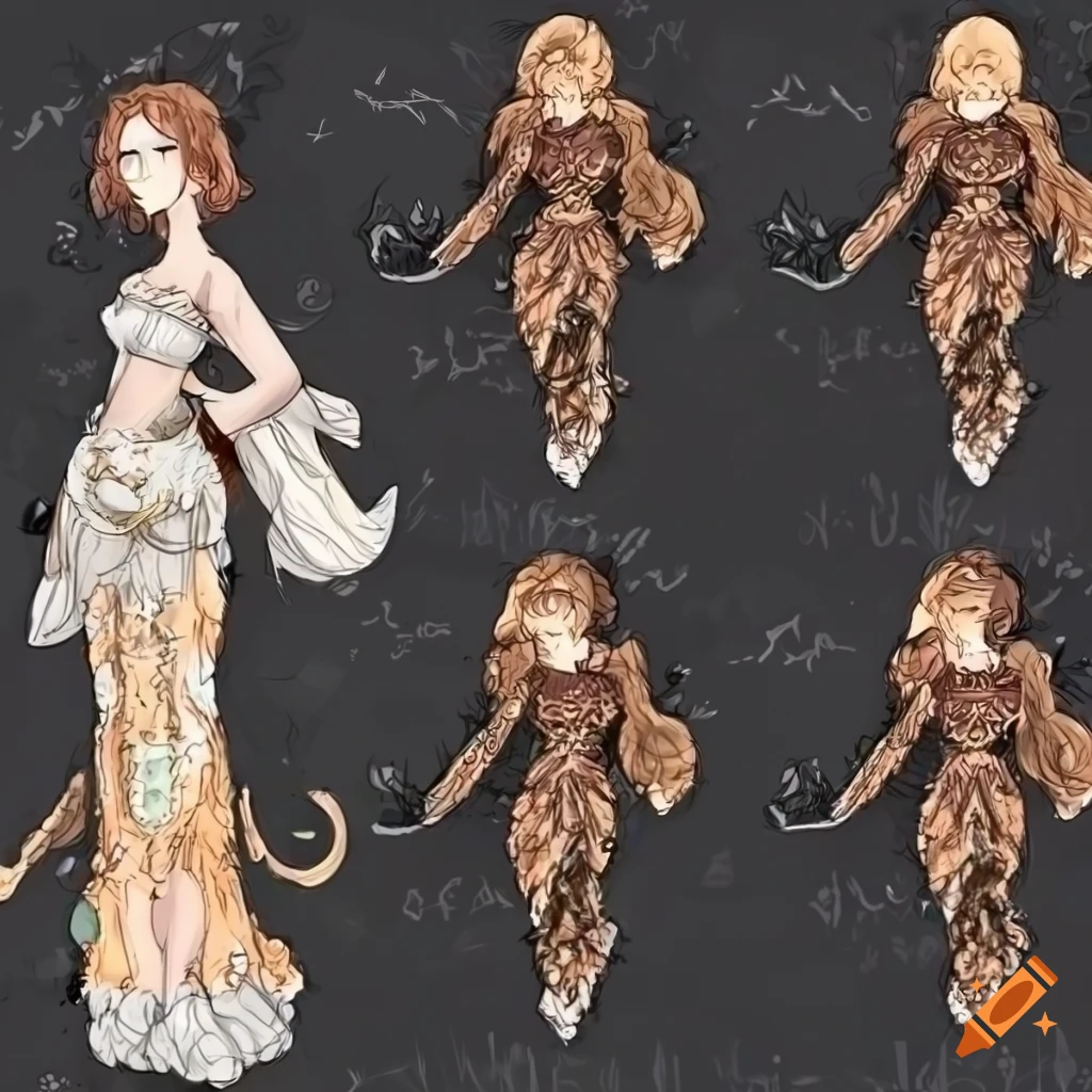 high-quality fantasy character adopt sheet