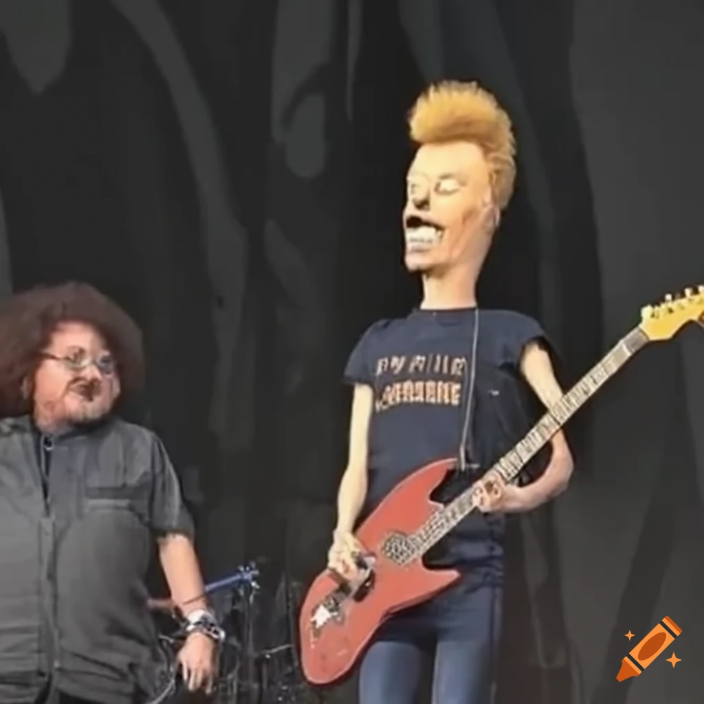 live performance of Beavis and Butthead with Toto