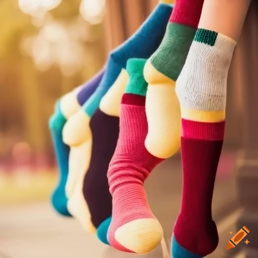 socks for sale in front of a university campus