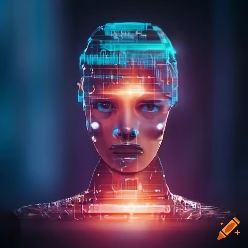 Illustration depicting the impact of AI on the job market