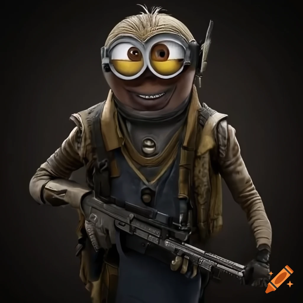 minions in soldier attire