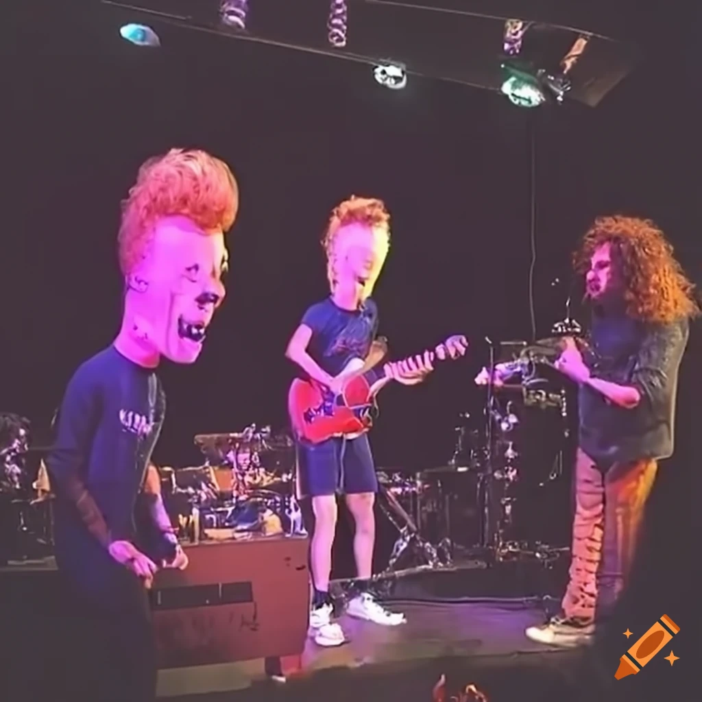 live performance of Beavis and Butthead with Toto