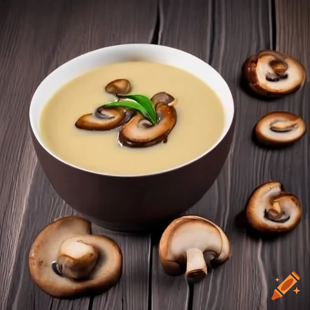 delicious creamy mushroom soup