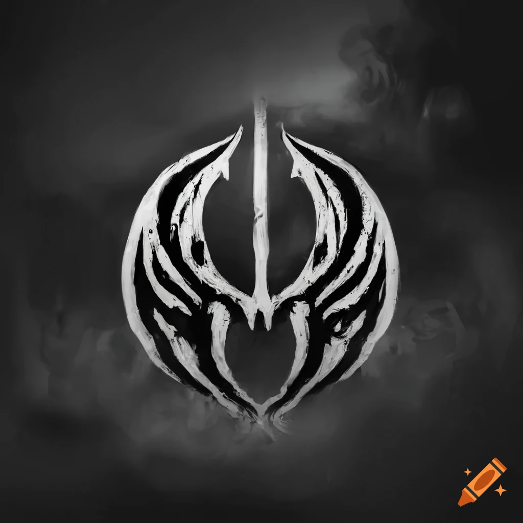 black metal logo design