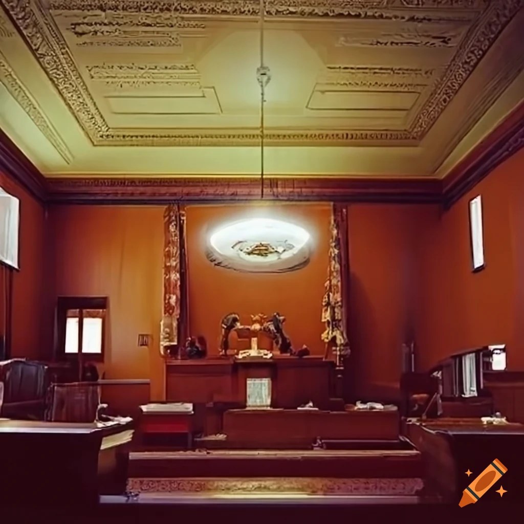 liminal space in a courtroom