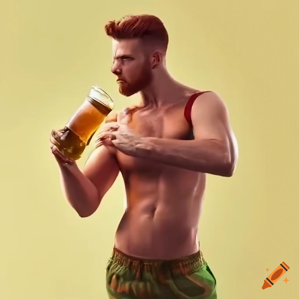 men enjoying beer together