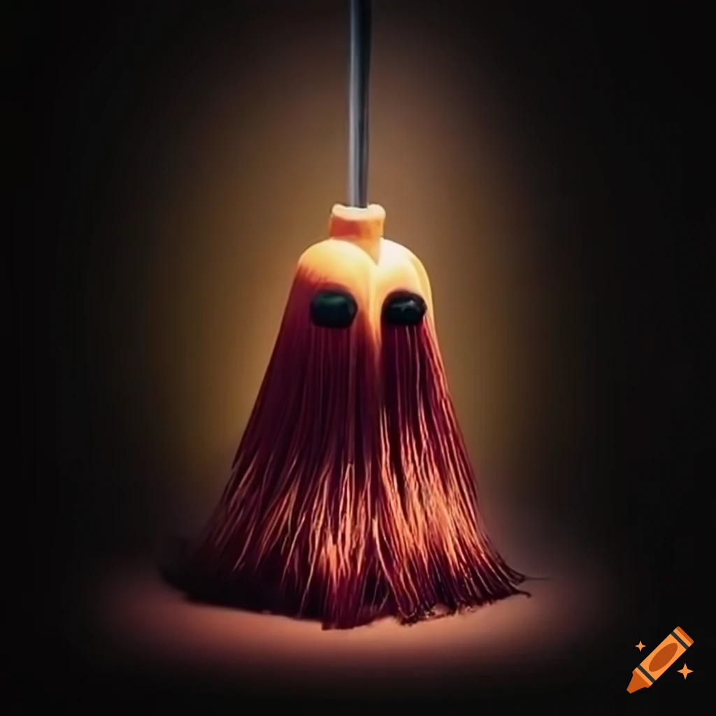 image of a traumatized broom