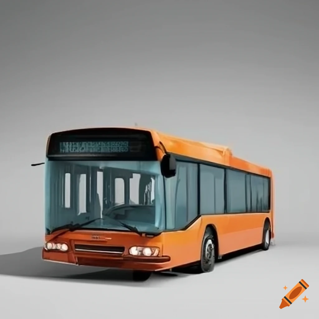 public bus on the road