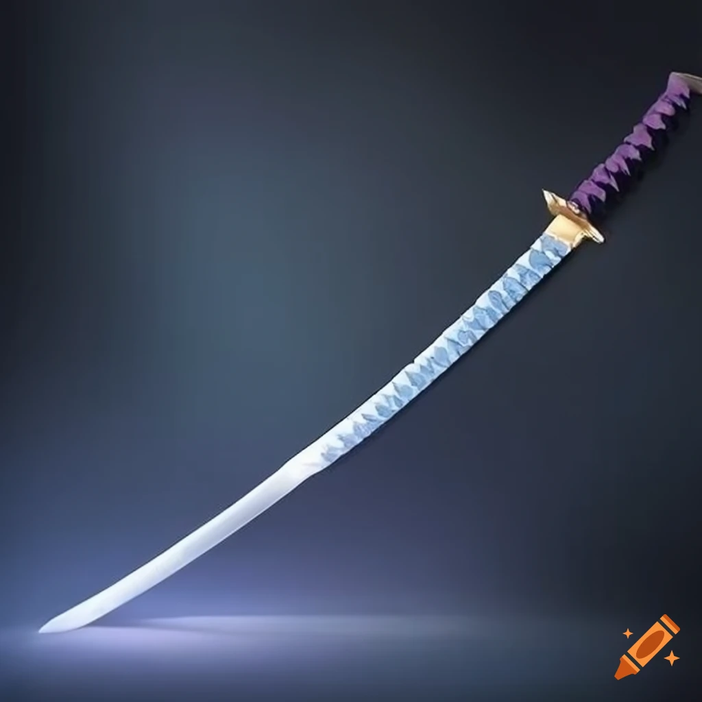 katana with a fairytale design