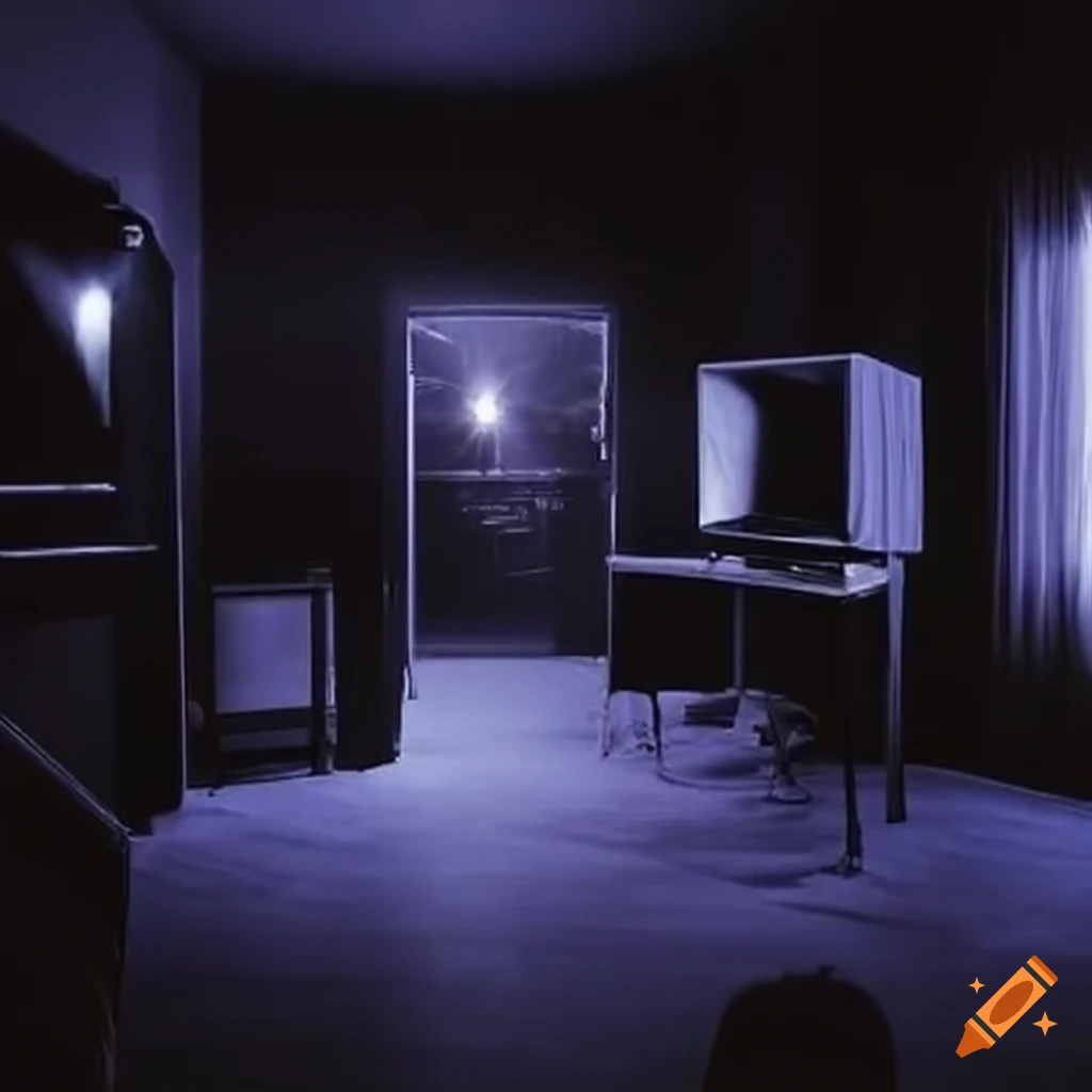 room filled with vintage televisions