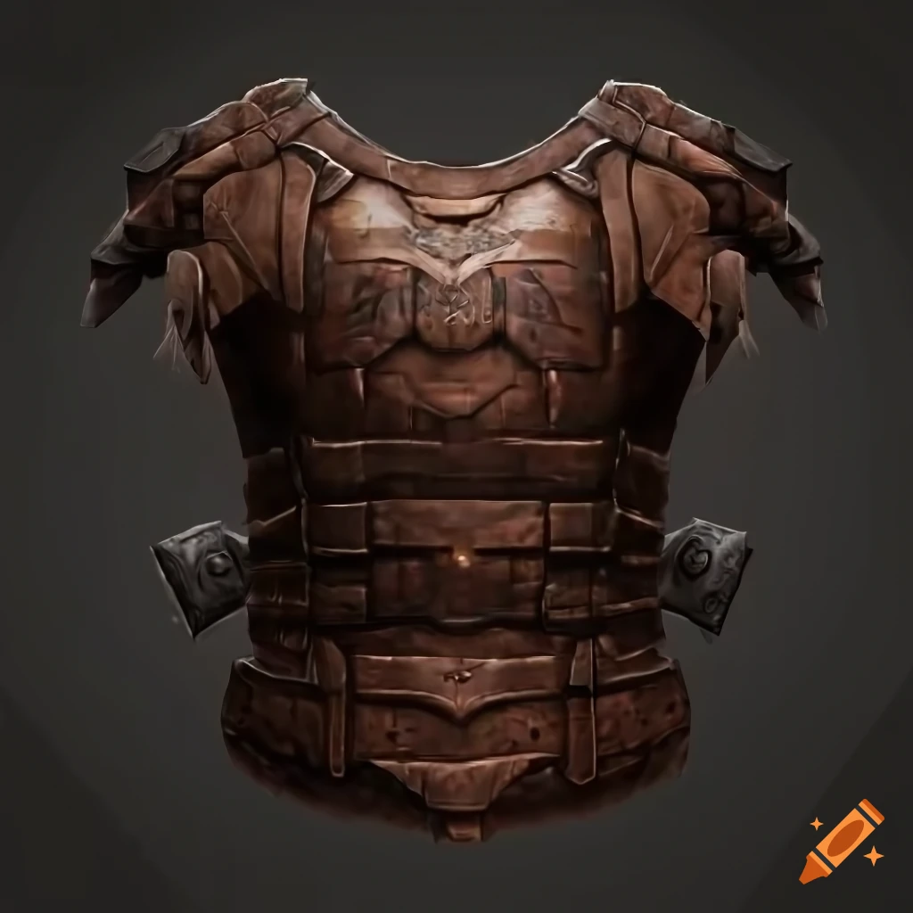texture of a fantasy rogue chestplate