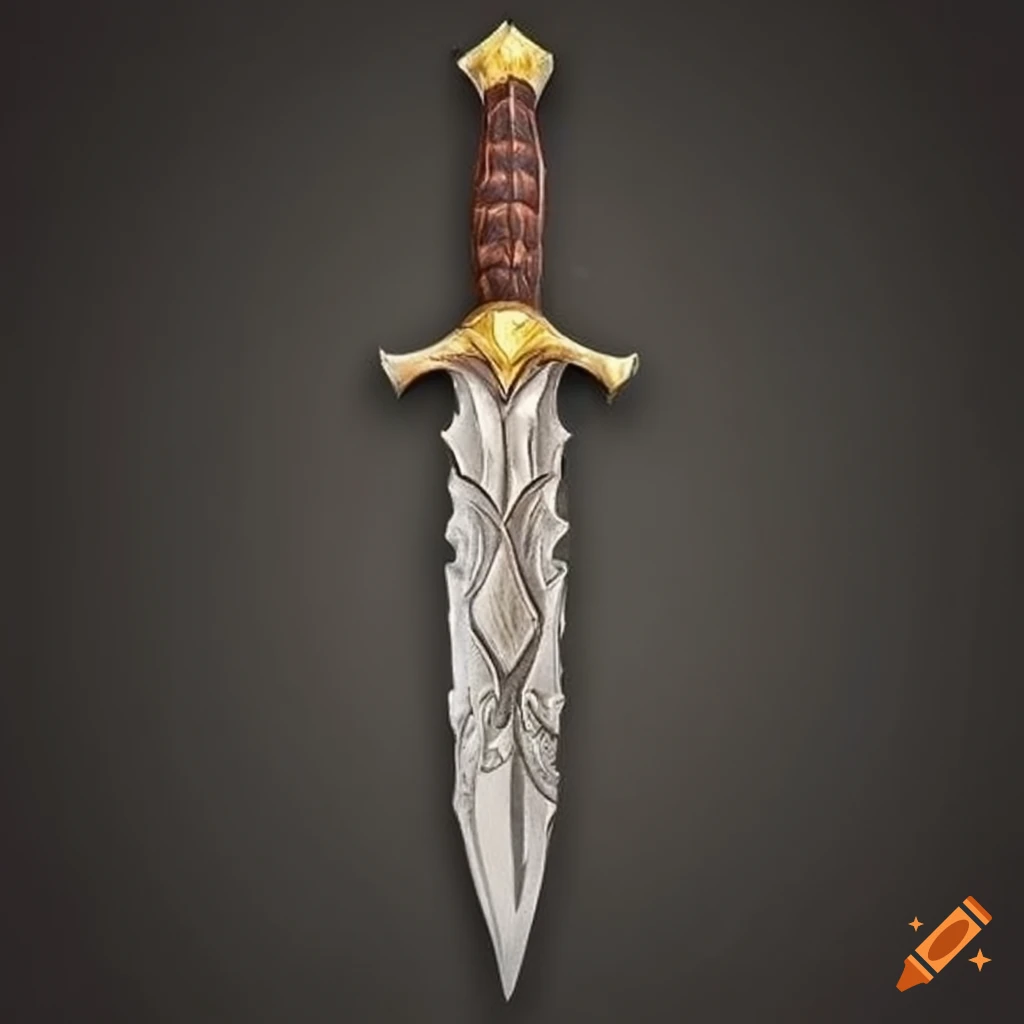 jagged blade fantasy dagger
