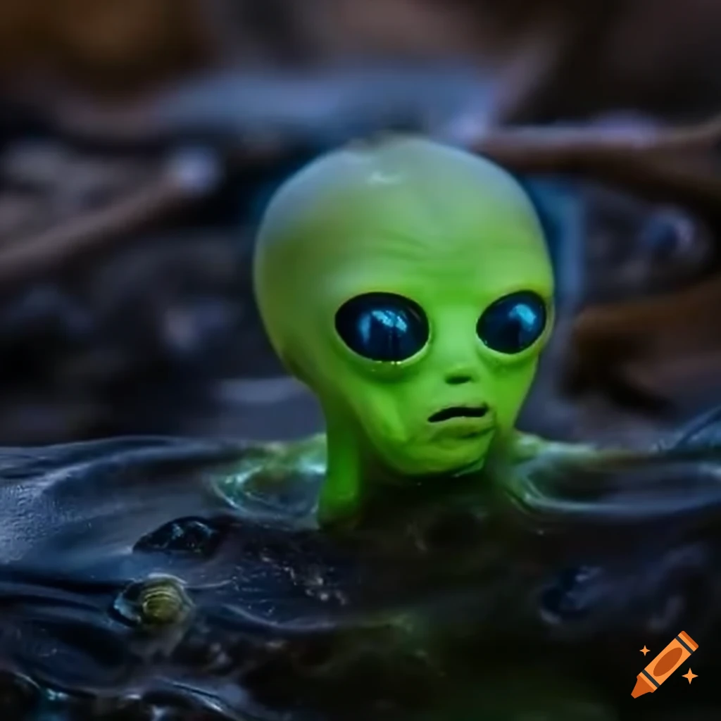 alien slime with eyes