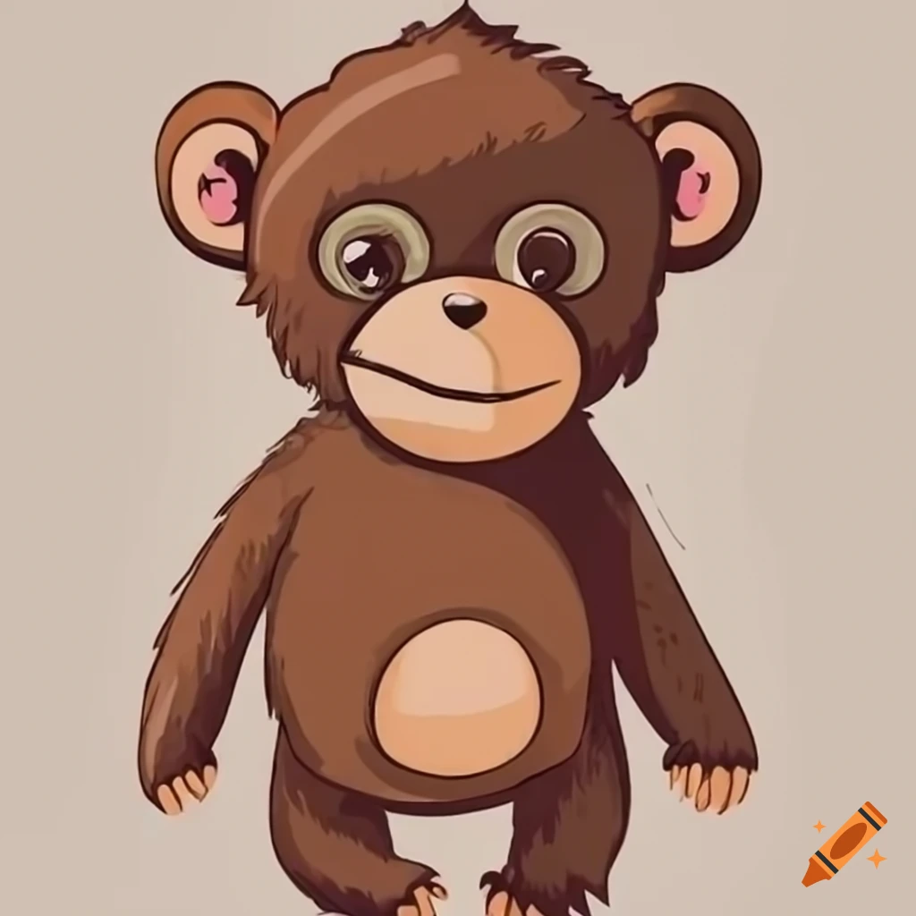 cute monkey bear
