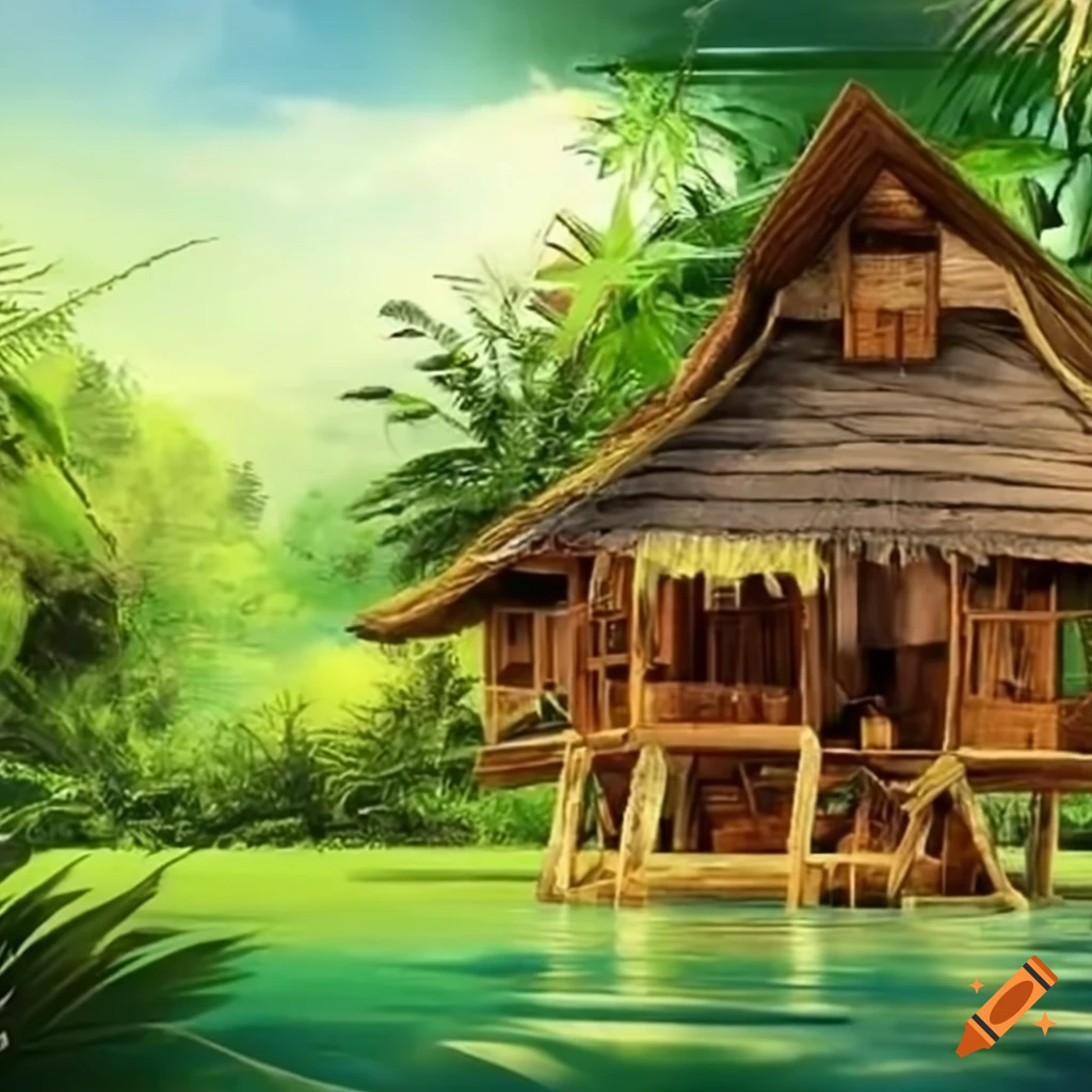 picture of a simple bahay kubo