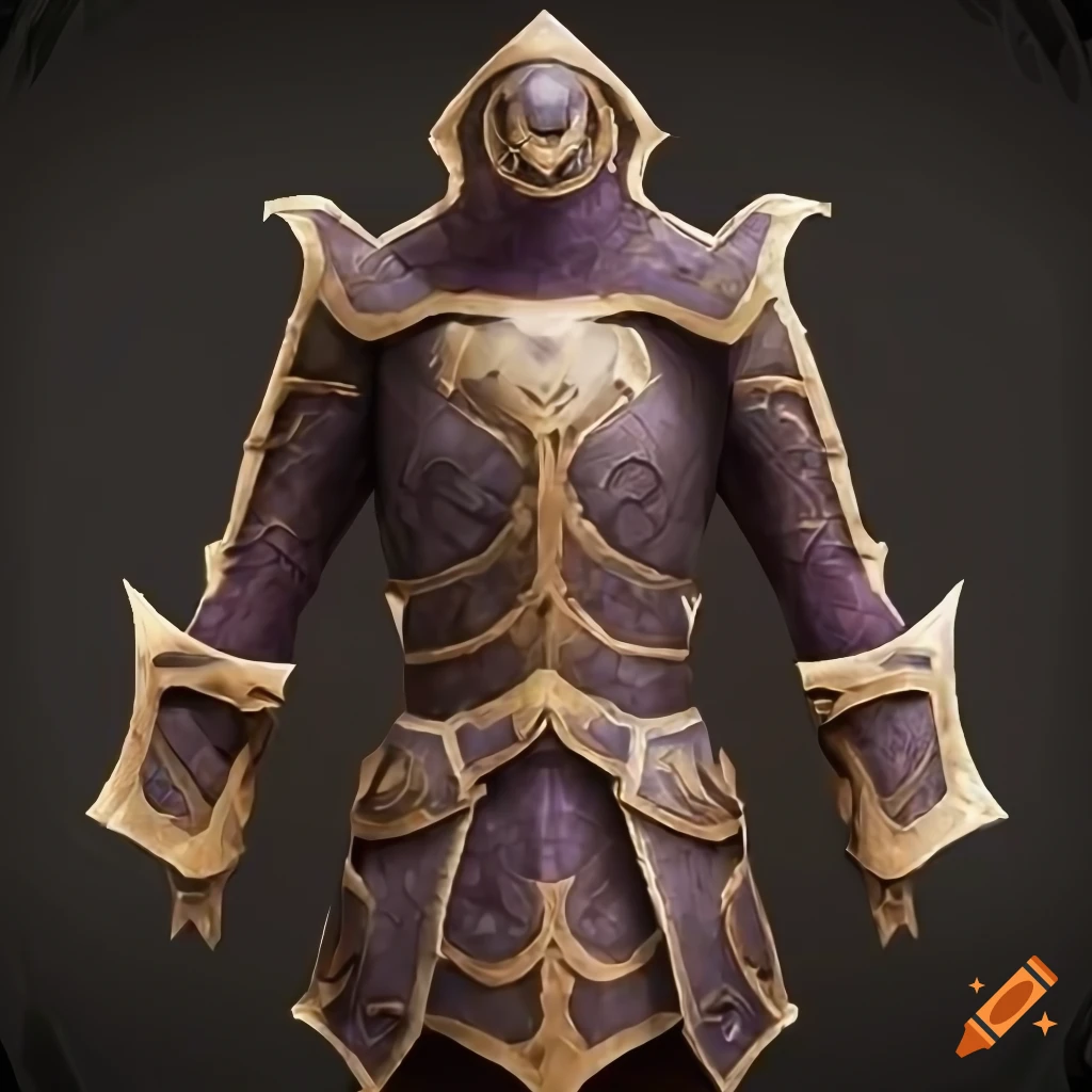 texture of chest armor for a fantasy mage