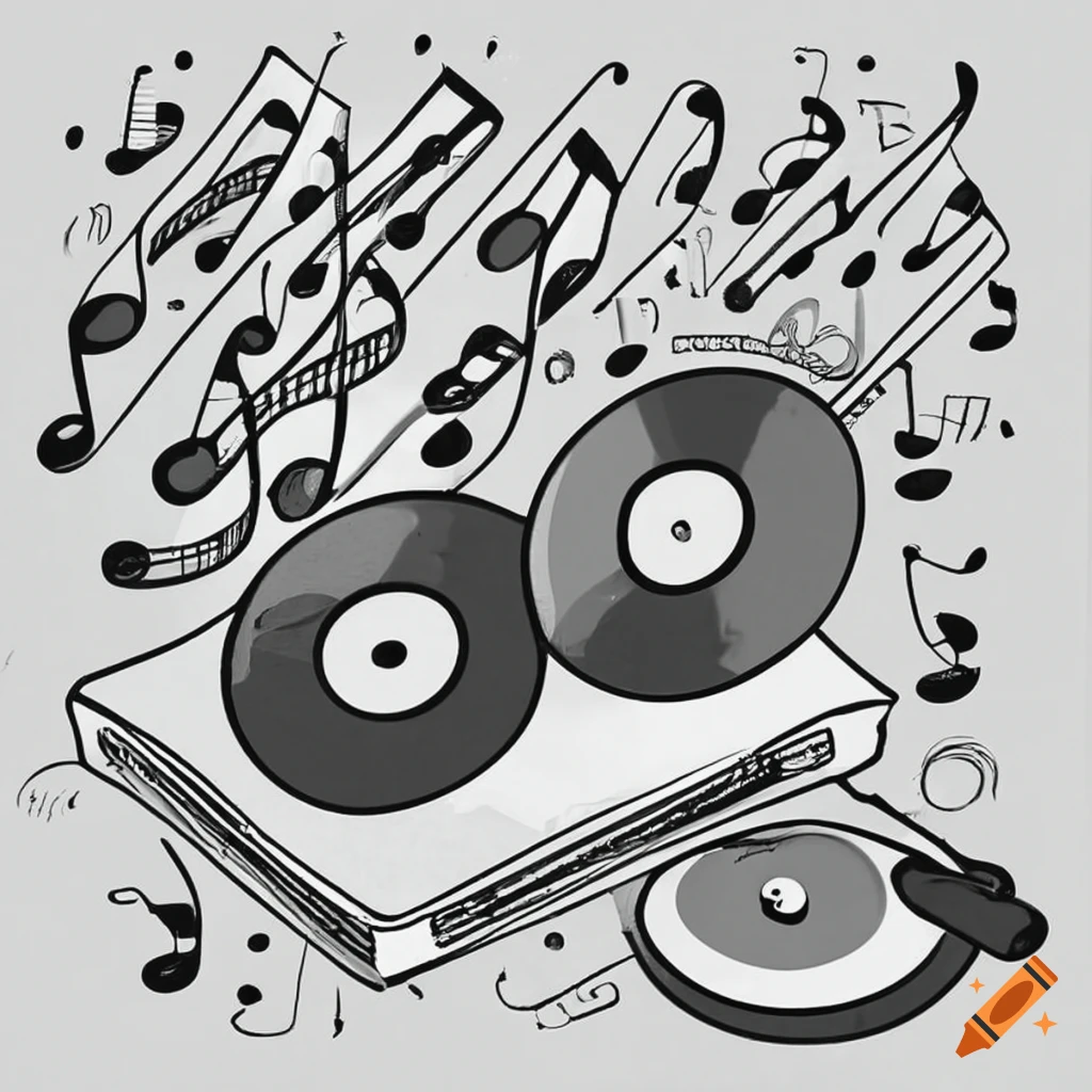 music records with cheerful vibes