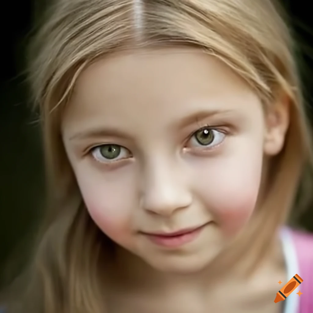 portrait of a 10 year old Russian girl