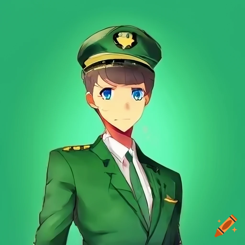 cute green-suited cartoon pilot profile picture