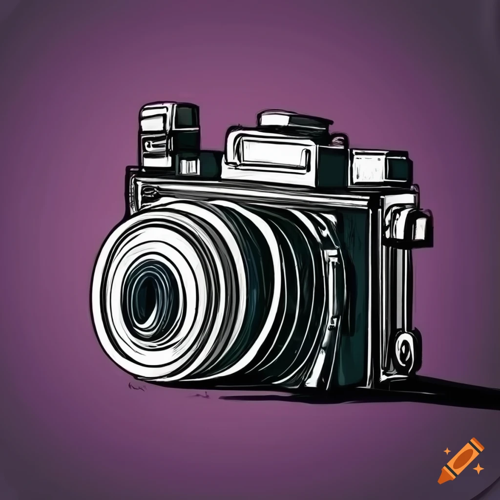 camera pattern for wall art