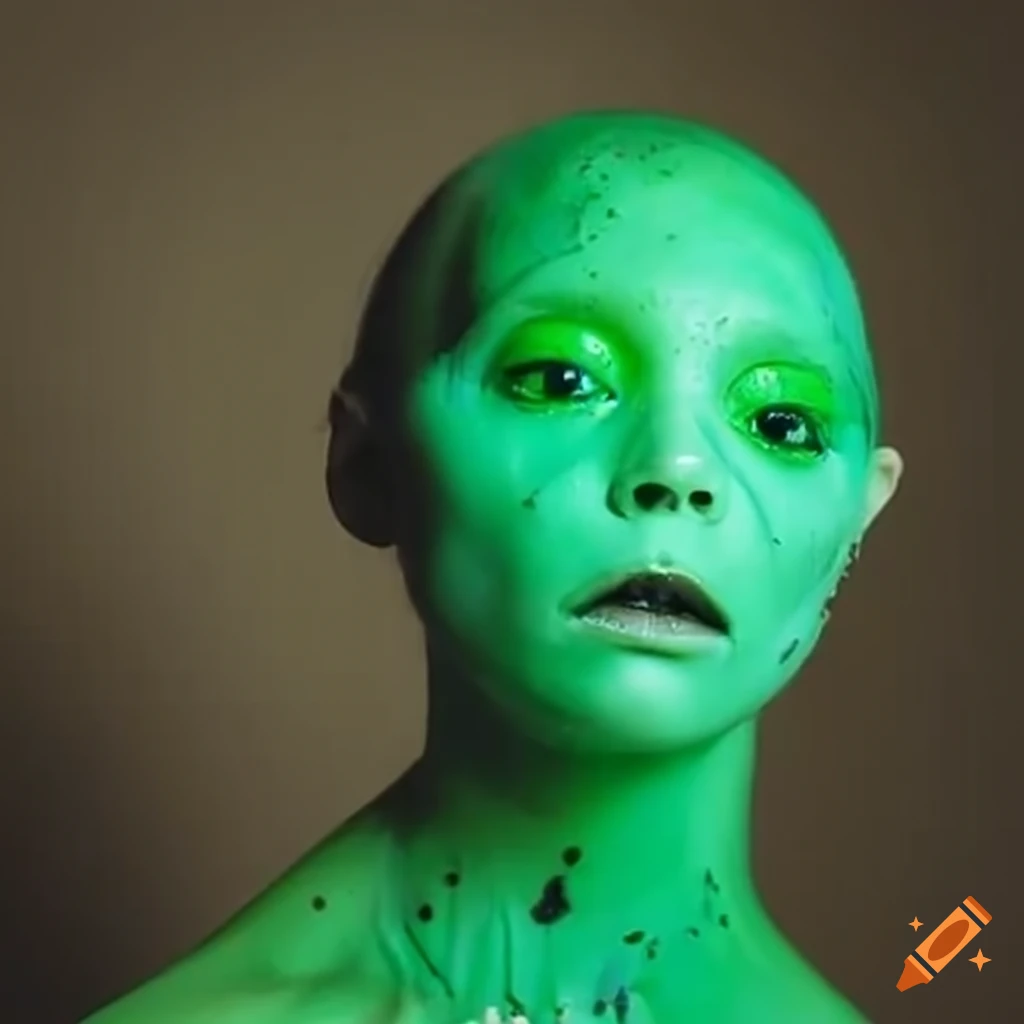 green slime with eyes