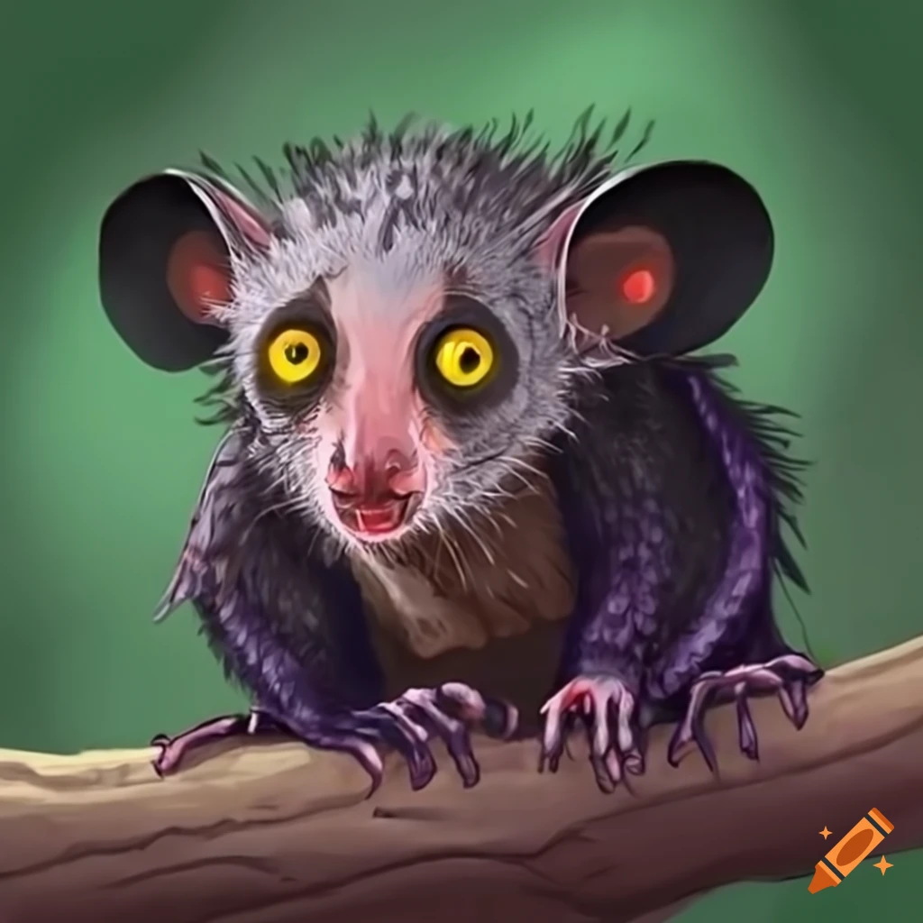 image of an aye-aye