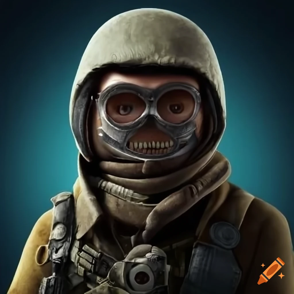 minions in soldier attire