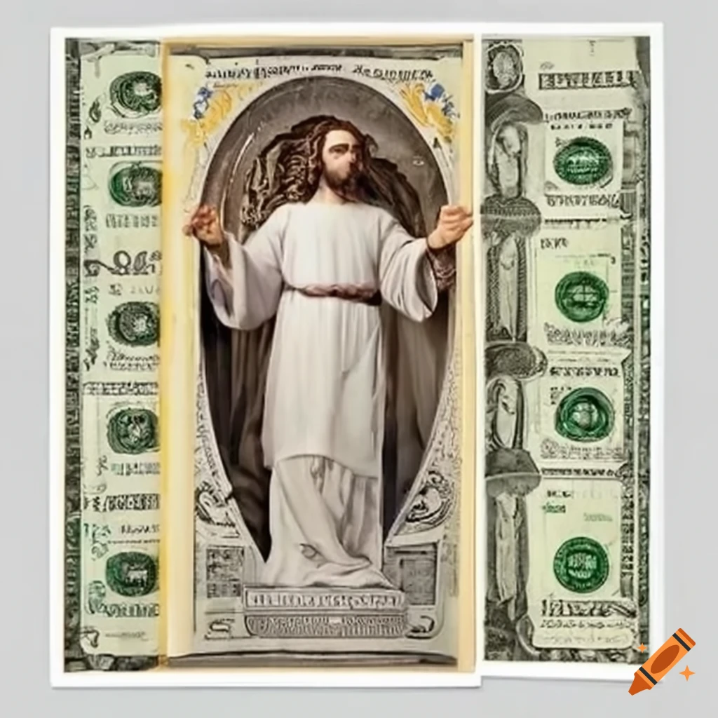 depiction of Jesus on a $1000 bill