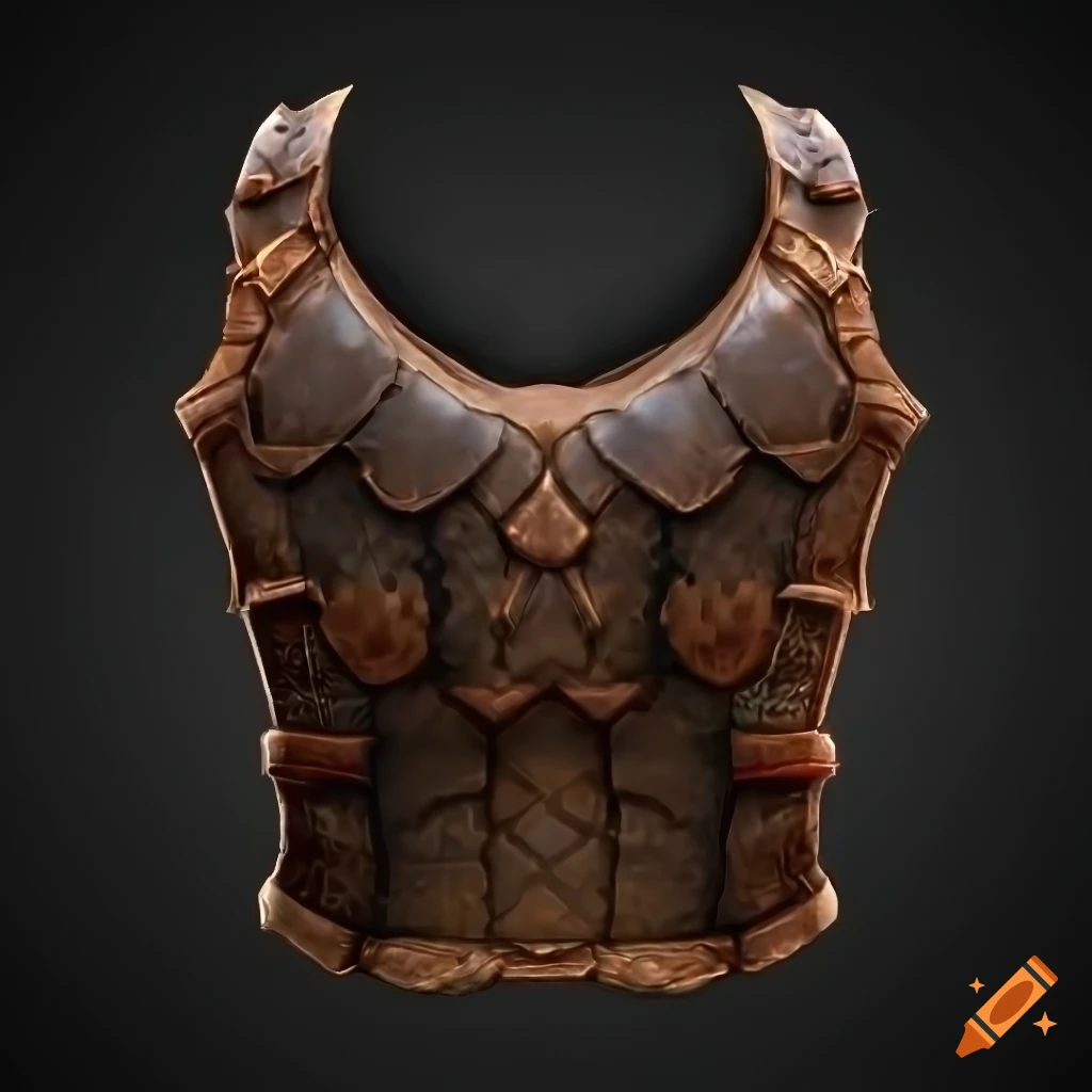 texture of a fantasy rogue chestplate