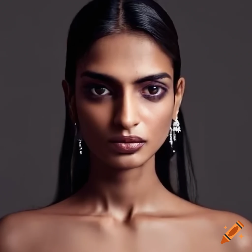 portrait of a person with Arab and Indian heritage