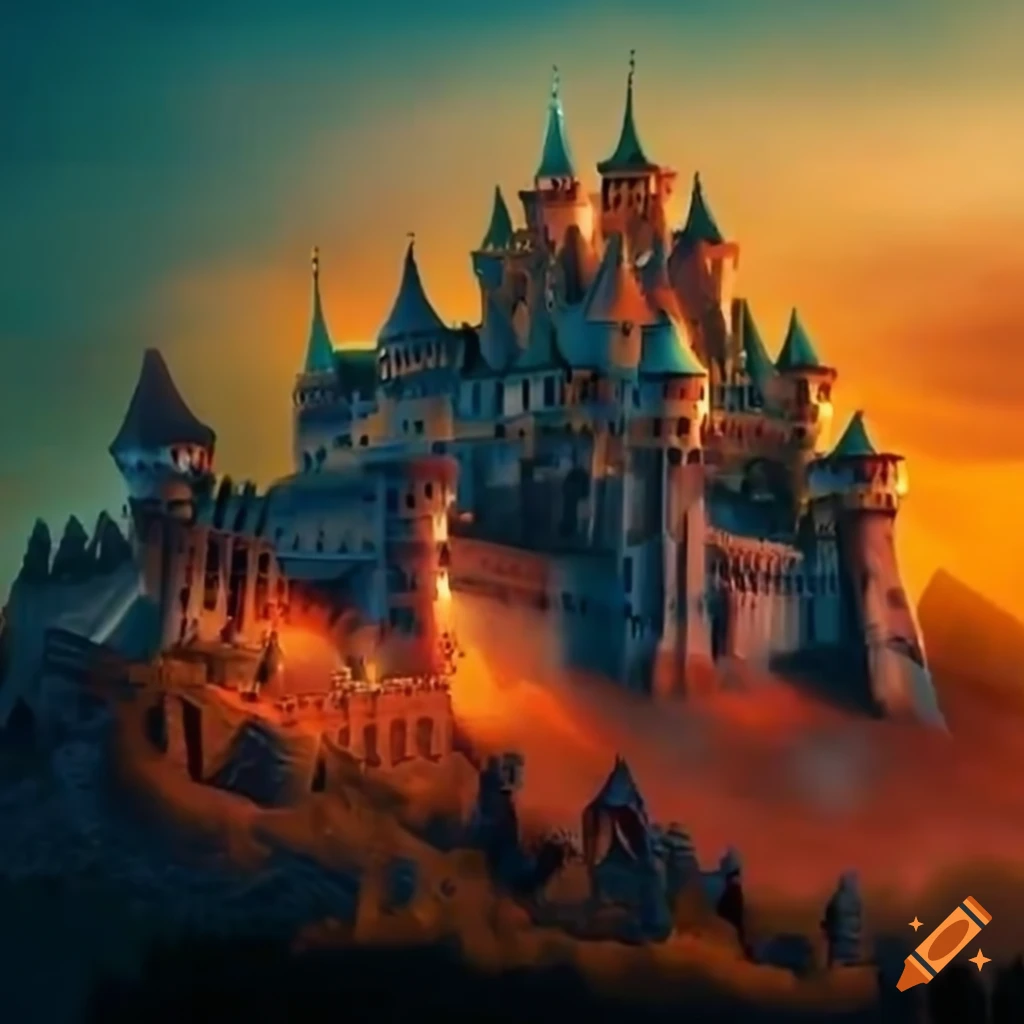 castle in the countryside