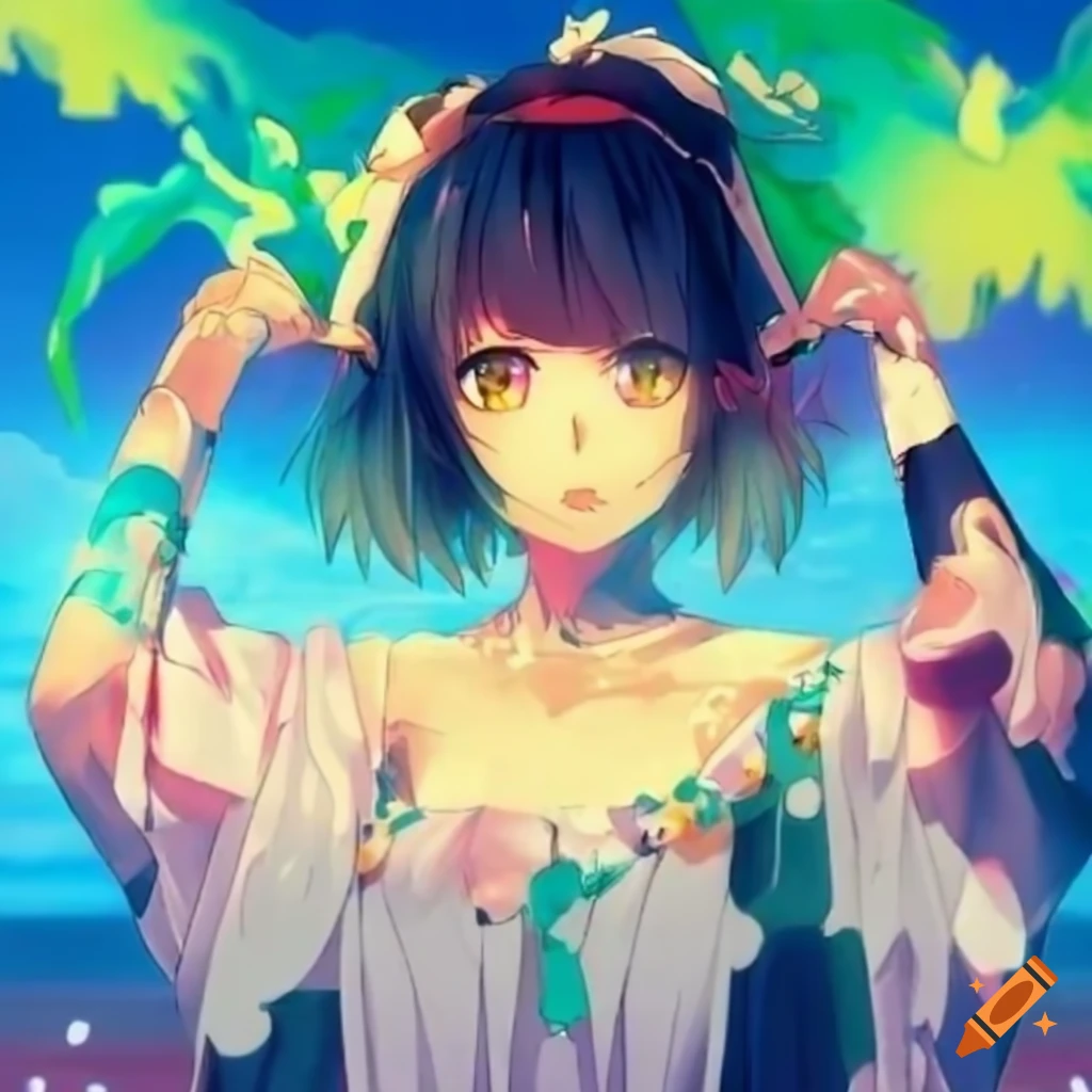 anime character representing the summer solstice