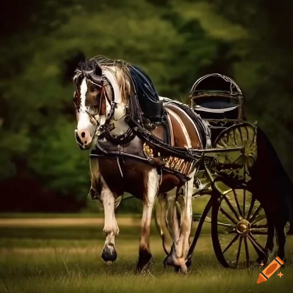 pony pulling a carriage