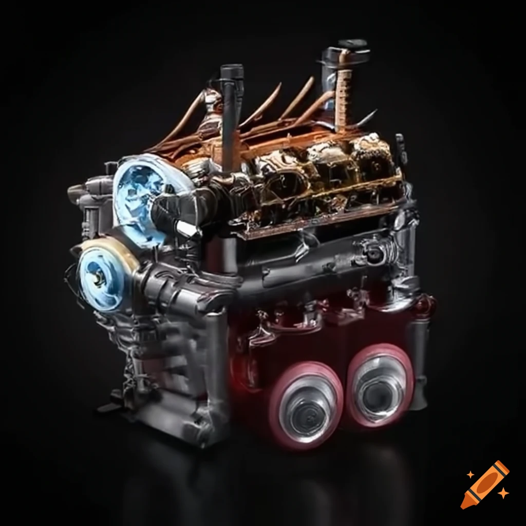 illustration of an internal combustion engine