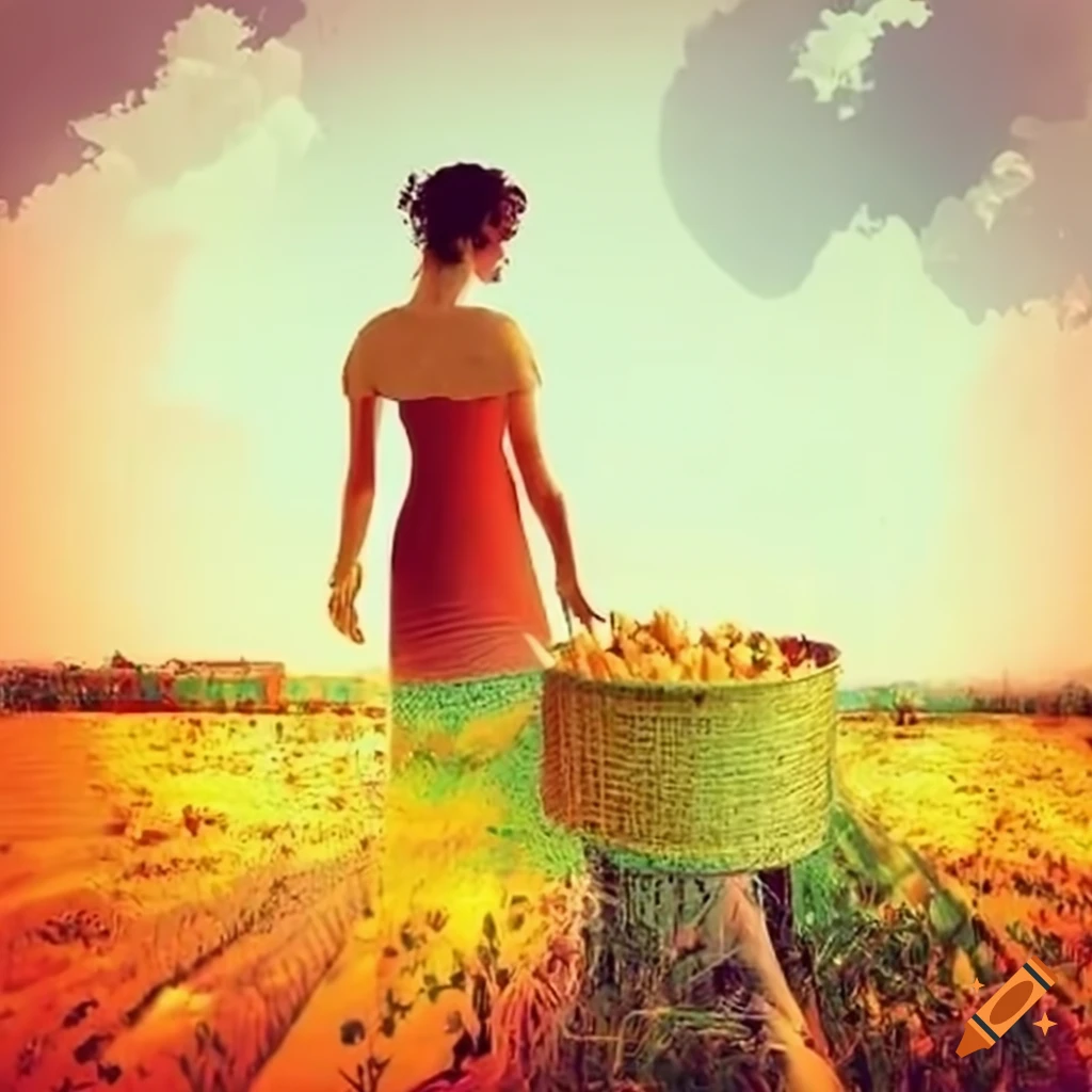 couple harvesting a bountiful crop