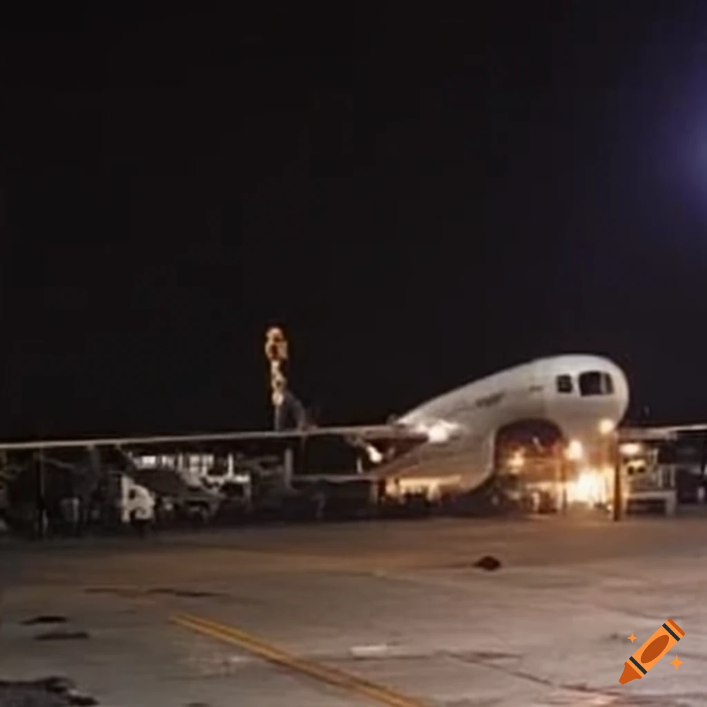 image depicting a tragic event at an airport
