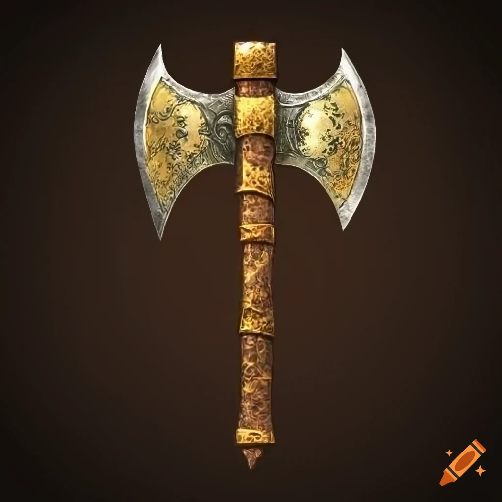golden axe texture for fantasy game