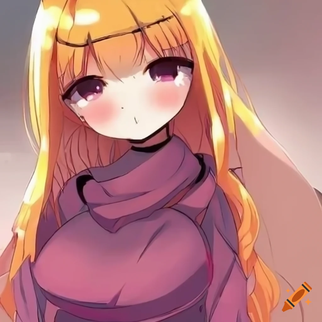 cute cartoon character, Chica slime