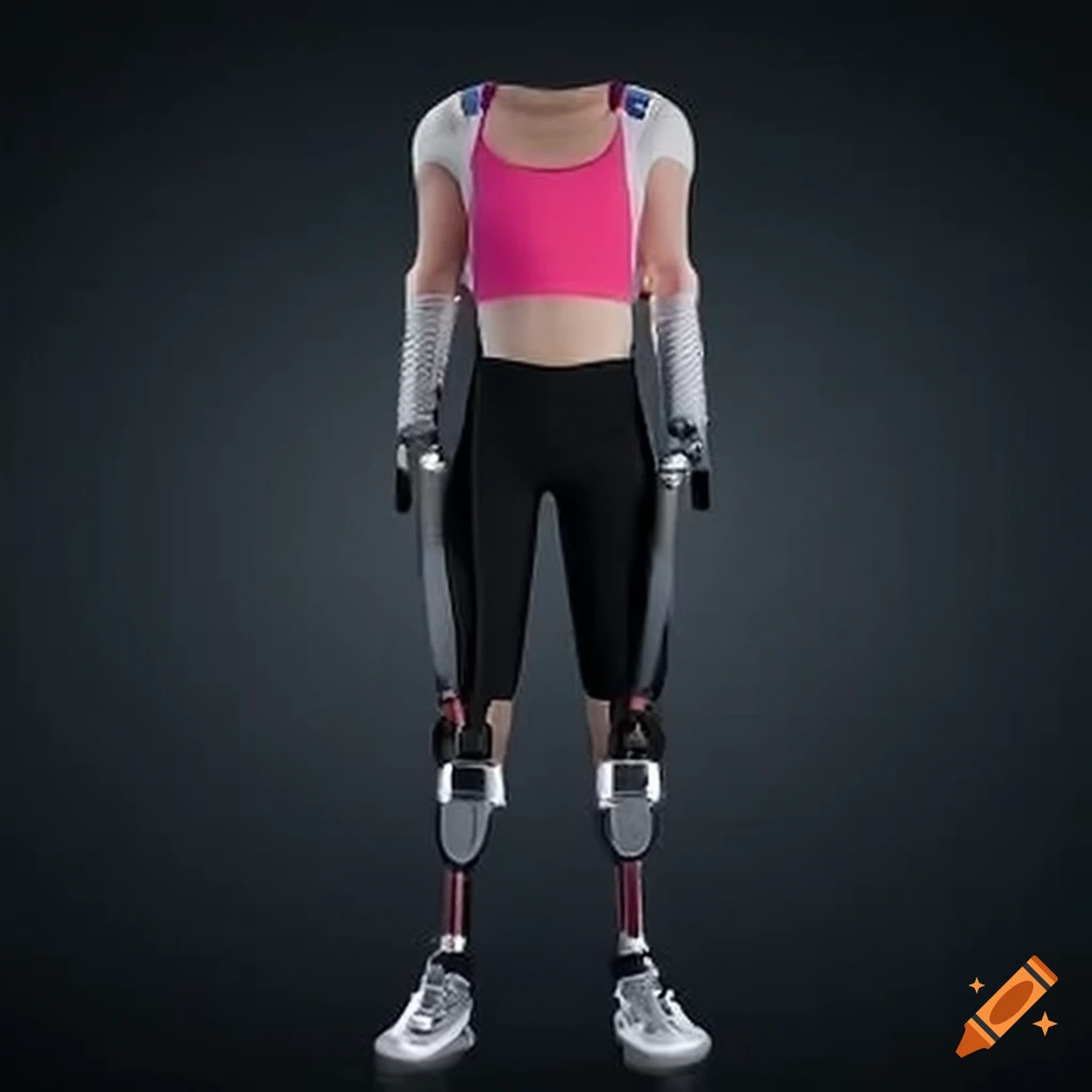 image of biomechanical prosthetics enhancing agility and strength
