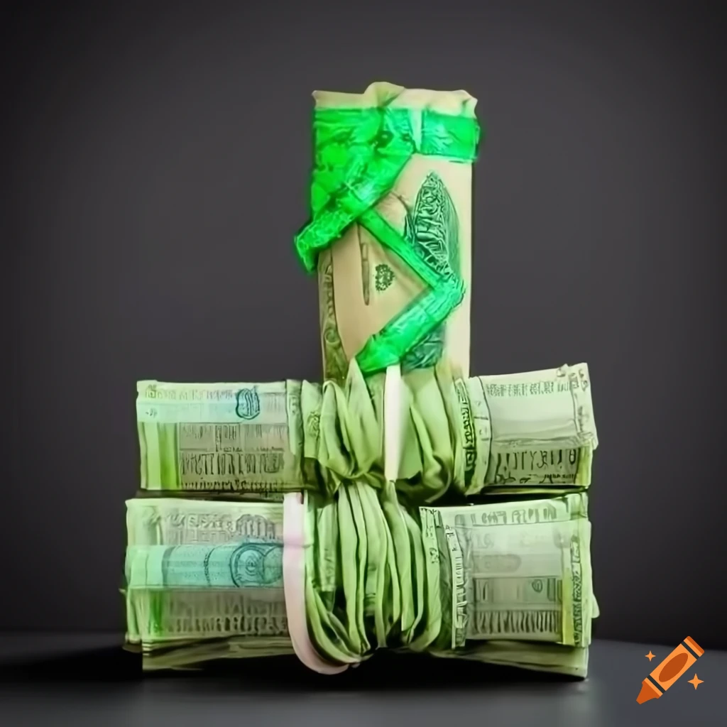 illustration of walking money