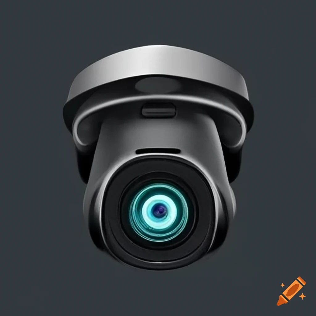 black security camera logo