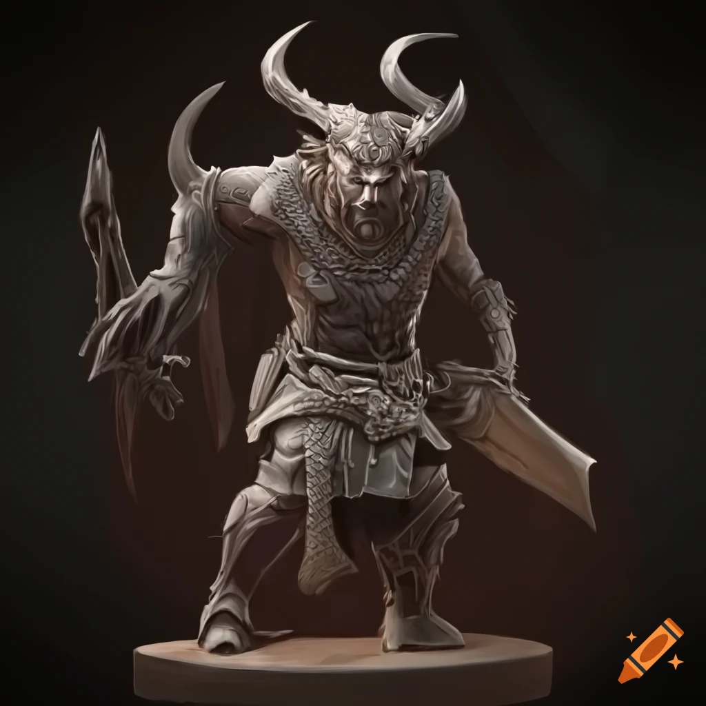 image of a dragonborn monk with silver scales and black horns