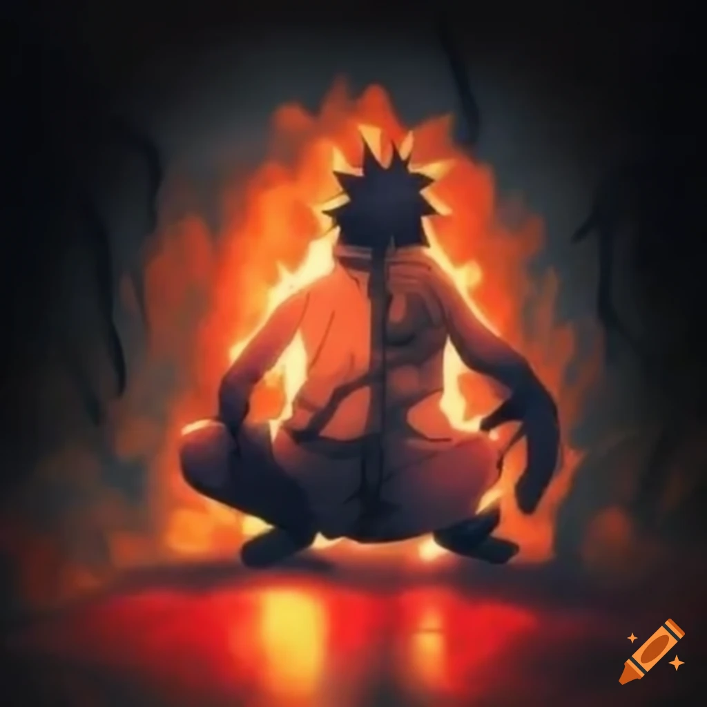 Naruto wall art for a room