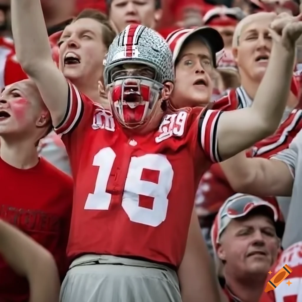 Ohio State football fans tailgating