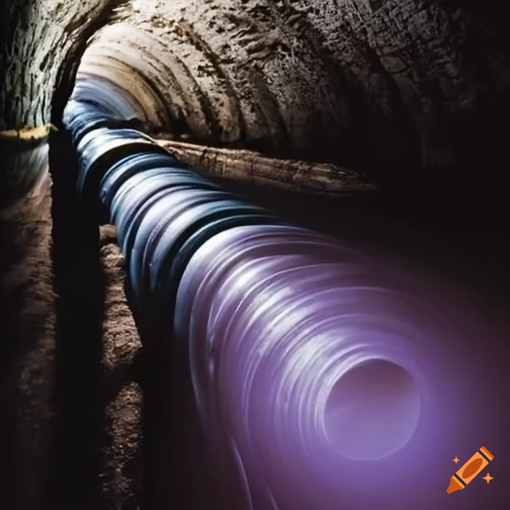 photo of underground pipes