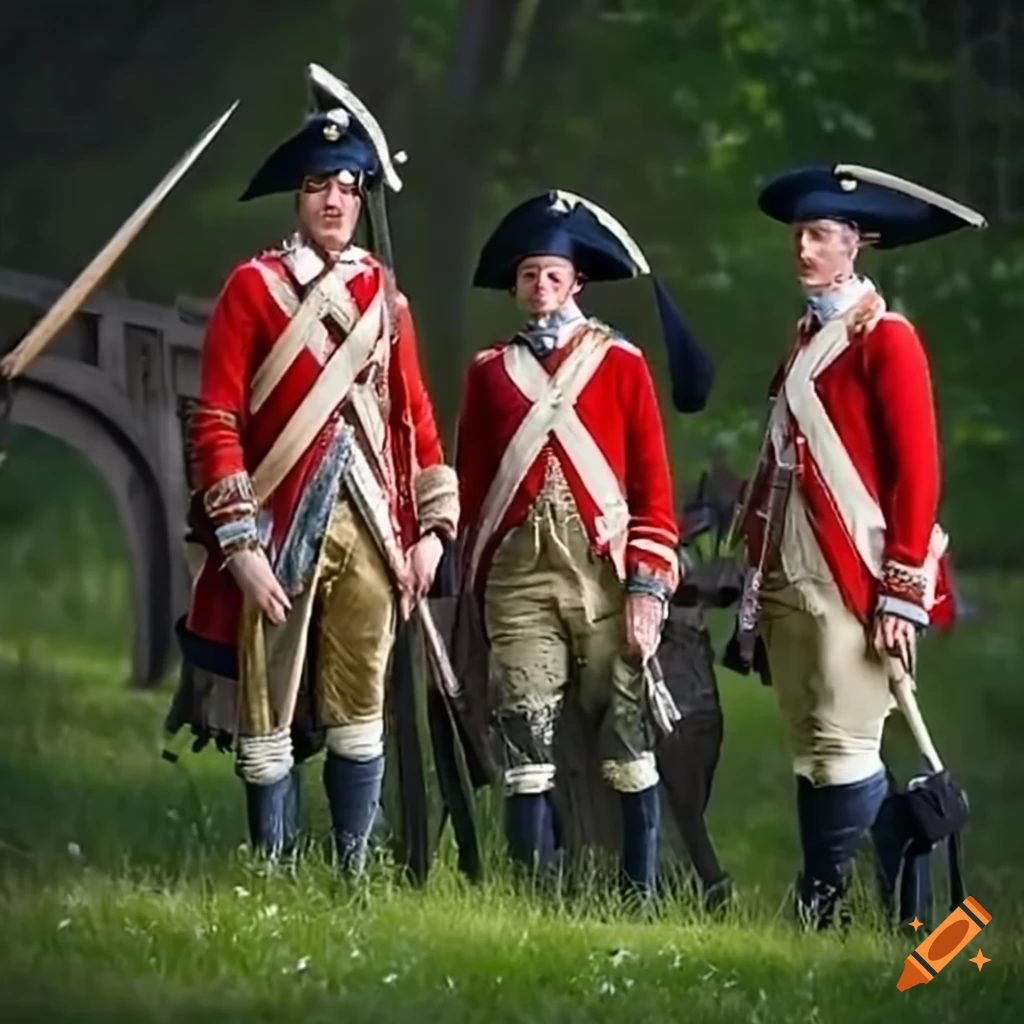 depiction of an American Revolution battle