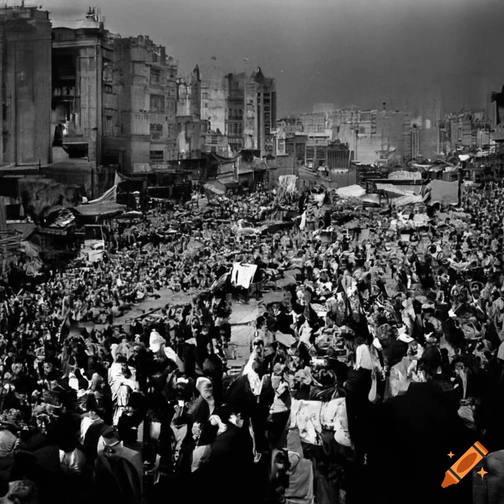 cityscape of Tehran after the fall of the Islamic Republic