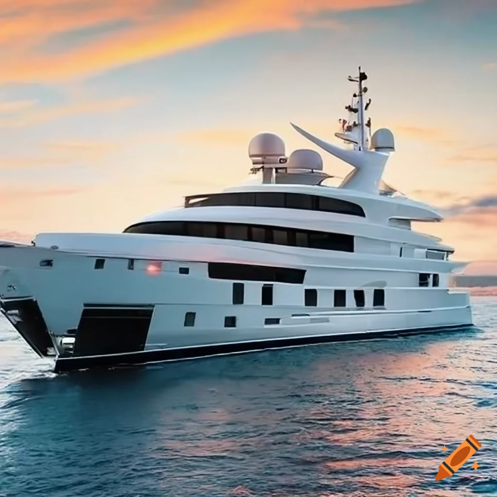 photo of a luxurious motor yacht