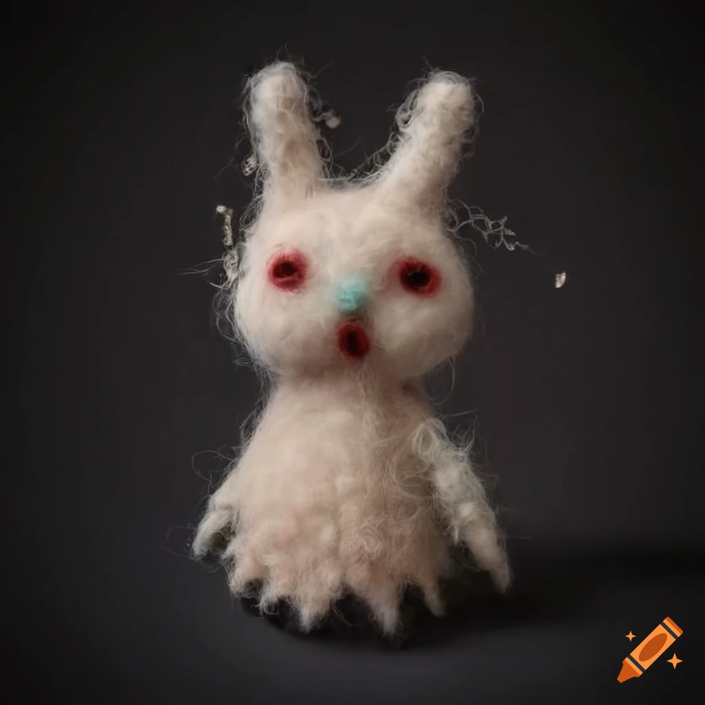 fashionable felted wool creatures